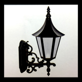 Đèn Vách Ngoại Thất cổ điển màu đen CT-6178 Ø275xH400